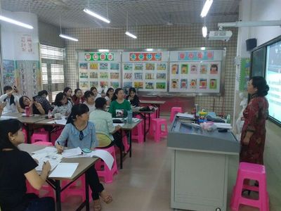 海口市英才小学美术组“四课"活动中期小结研讨暨思维导图教学设计中期小结活动