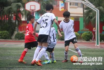 海口市西盟校园足球第七轮 英才小学客场大胜琼山五小