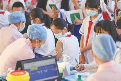 海口:3至11岁人群新冠疫苗接种进校园