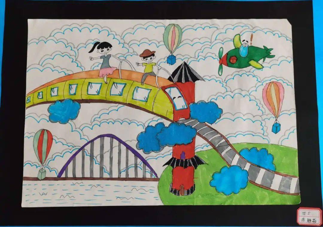 海口市英才小学参加美兰区教育局举办的书画大赛绘画类作品 .